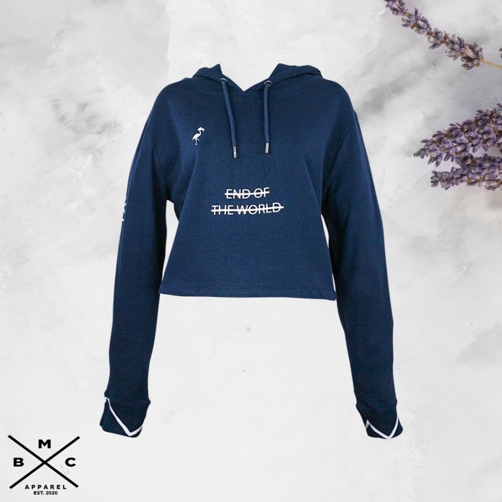 Kids/Youths Montauk Beach Club Youth Hoodie Navy Blue S-XL